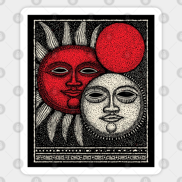 Nocturnal Gemini Zodiac Magnet by TuncGK